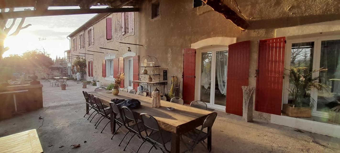 Chambres D'Hotes, Domaine Les Peupliers, Lagnes Exterior photo